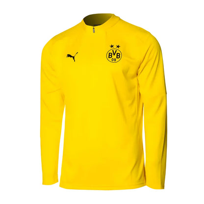 2024-2025 Borussia Dortmund Training 1/4 Zip Top (Yellow)_1