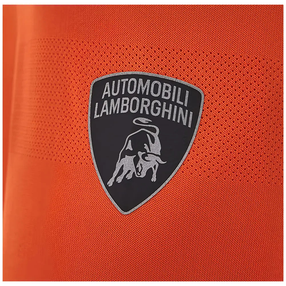2025 Lamborghini Poly-Jacquard Stretch T-Shirt (Orange)_3