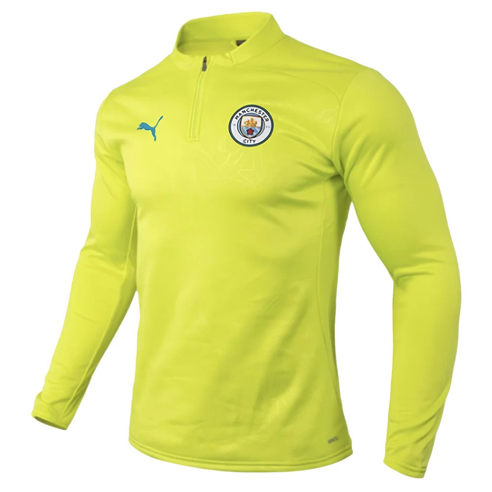 2024-2025 Man City Hybrid Top (Yellow Glow)_1
