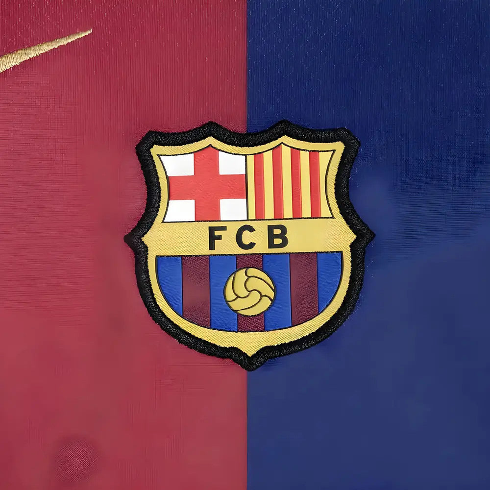 2024-2025 Barcelona Home Shirt (Sponsorless) - Kids (Gavi 6)_5