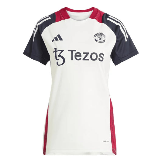 2025 Man Utd Training Jersey (Off White) - Womens_1