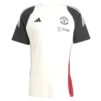 2024-2025 Man Utd Training Tee (Off White)_1