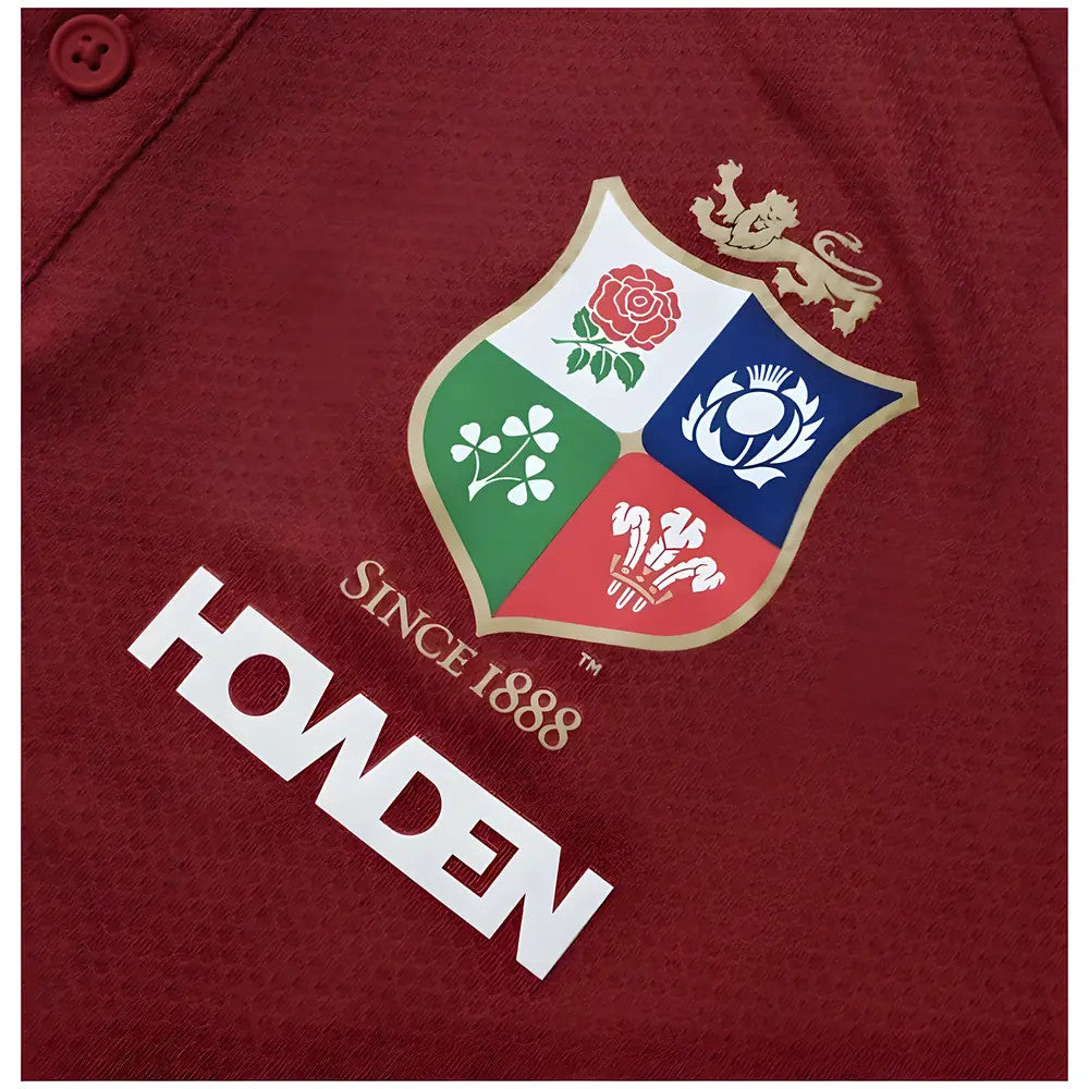 2025 British & Irish Lions Poly Polo Shirt (Red)_2