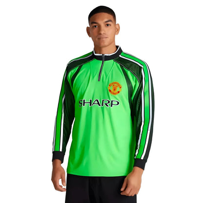 1998-1999 Manchester United Retro Goalkeeper Jersey (Green)_1