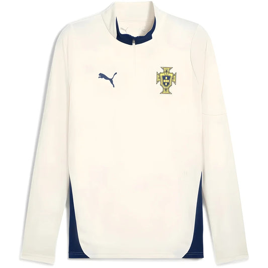 2025-2026 Portugal Training 1/4 Zip Top (Sugared Almond) - Kids_1