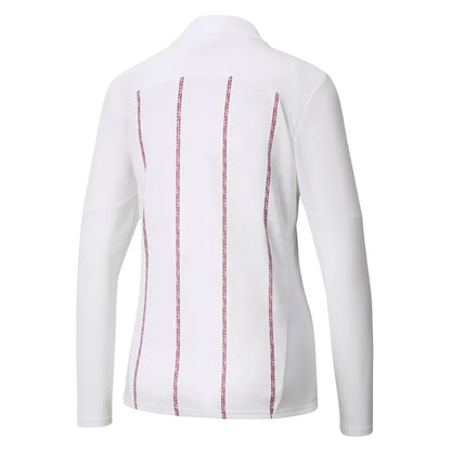 2024-2025 Man City Prematch Half Zip Top (White)_1
