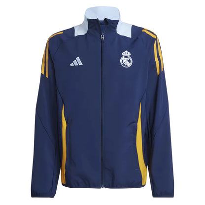 2024-2025 Real Madrid Presentation Jacket (Navy) - Kids_1