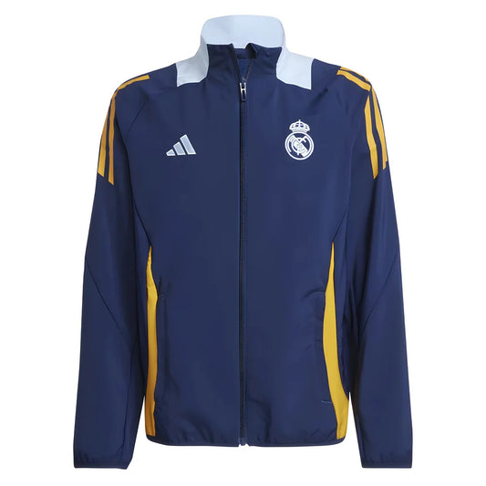 2024-2025 Real Madrid Presentation Jacket (Navy) - Kids_1