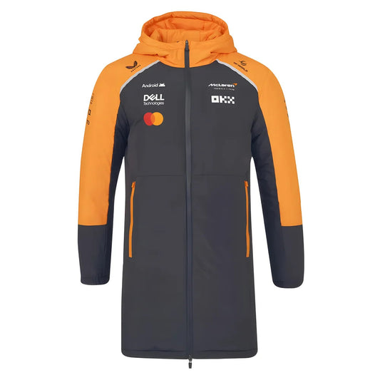 2025 McLaren F1 Team Longline Padded Jacket - Phantom_3