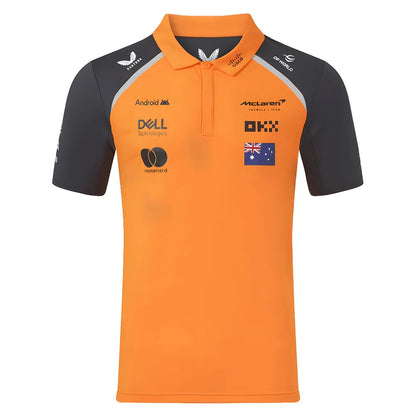 2025 McLaren F1 Team Polo Shirt Oscar Piastri (Autumn Glory/Phantom)_3