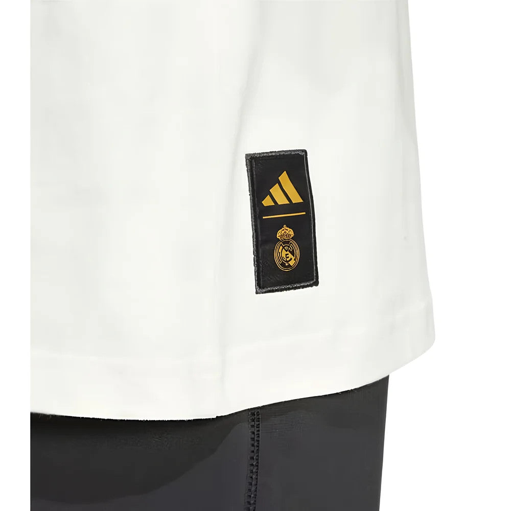 2024-2025 Real Madrid UCL Heavy Cotton Tee (Off White)_2