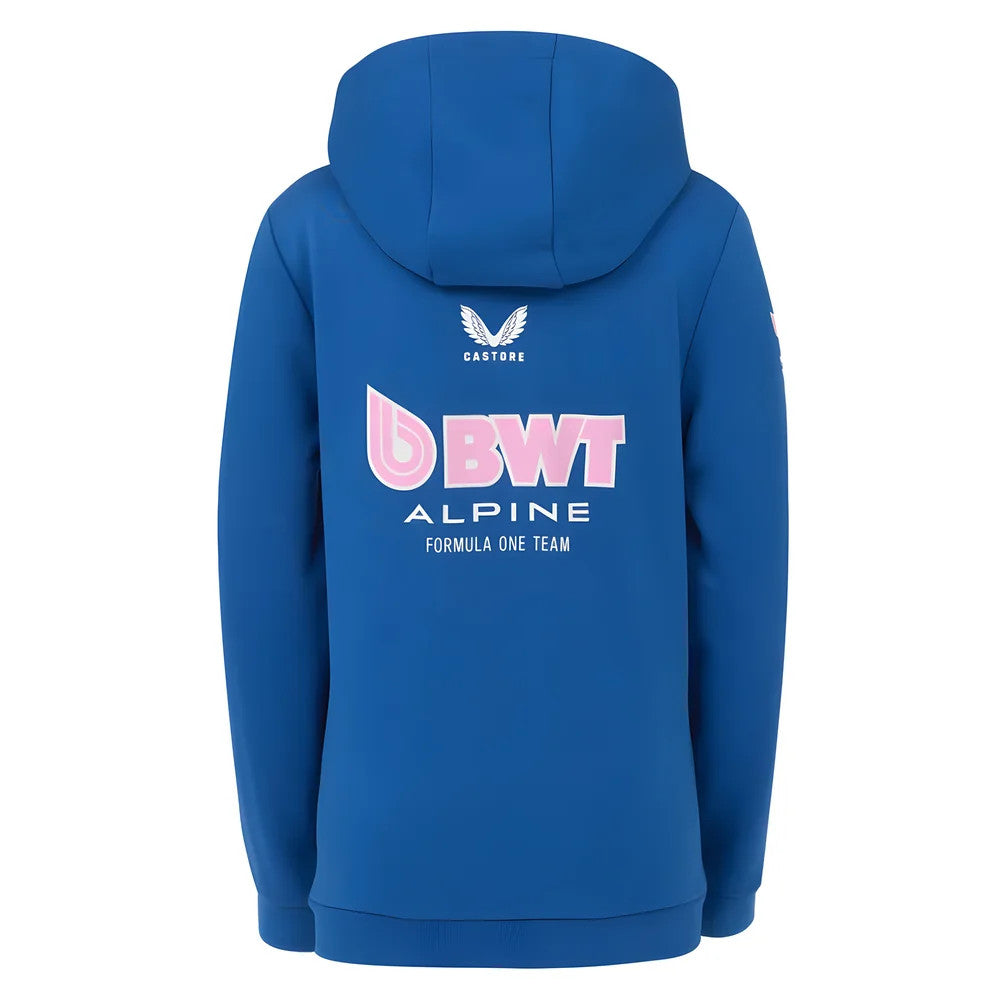 2025 Alpine F1 Pullover Hoodie (Blue) - Kids_3