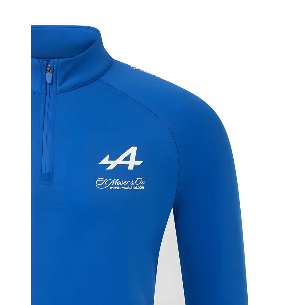 2025 Alpine F1 1/4 Zip Midlayer (Blue)_3