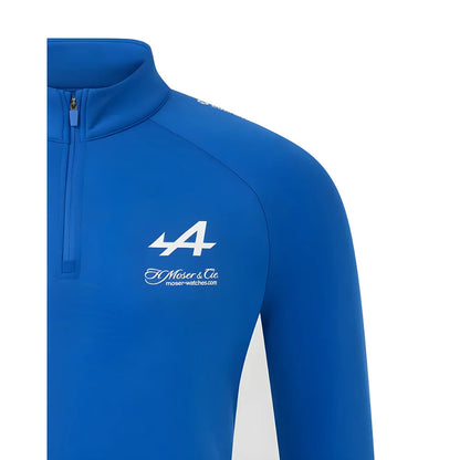 2025 Alpine F1 1/4 Zip Midlayer (Blue)_3