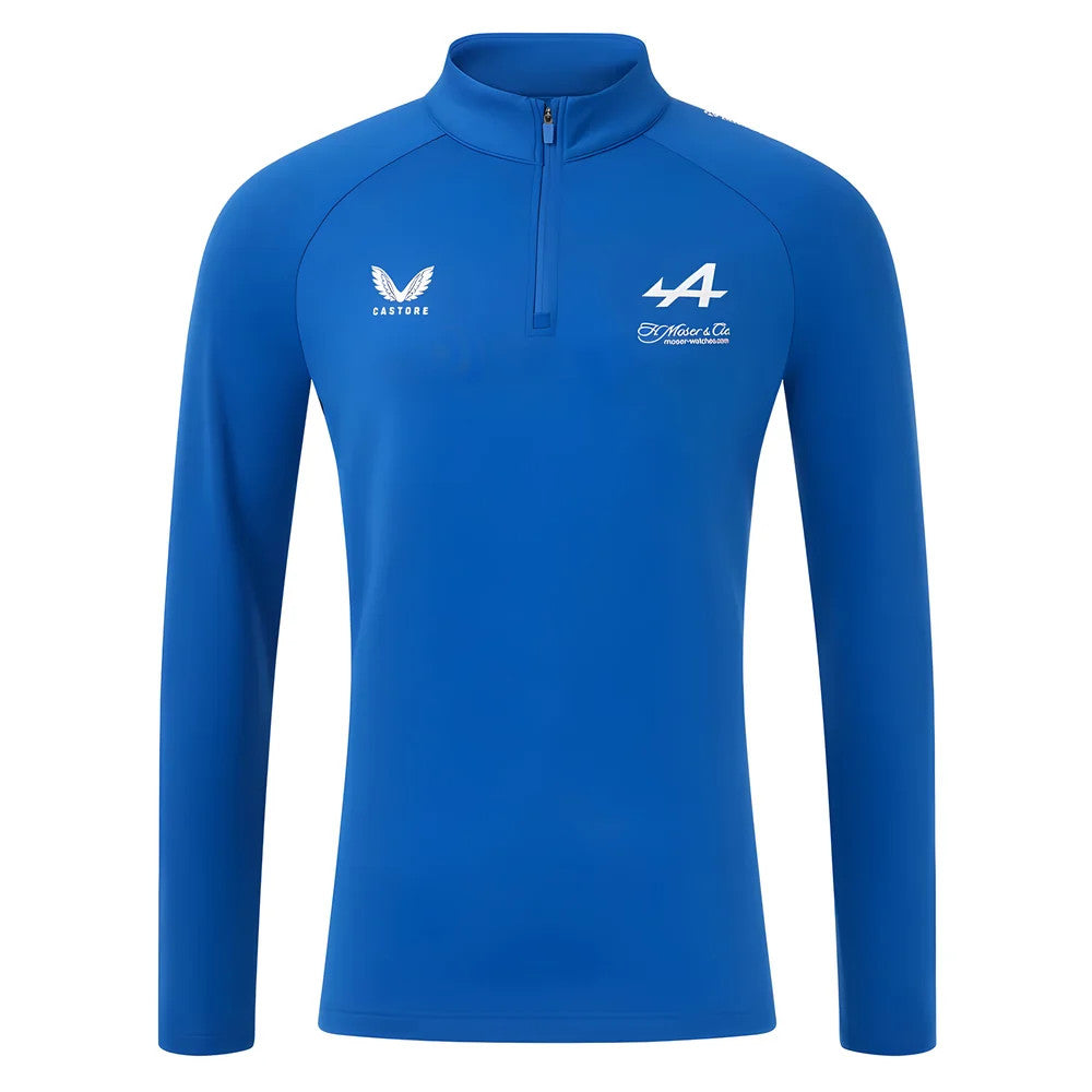 2025 Alpine F1 1/4 Zip Midlayer (Blue)_3