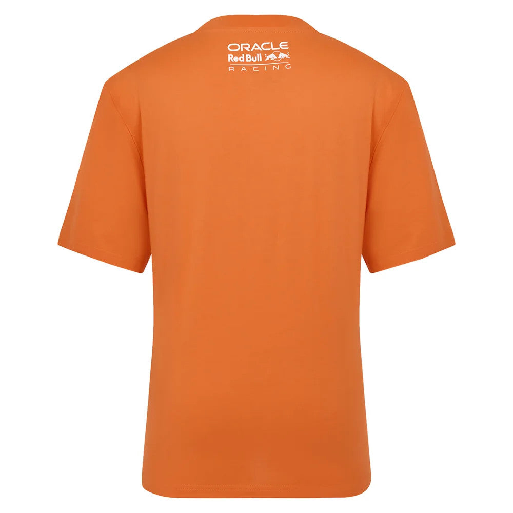 2025 Red Bull Racing Max Verstappen Puzzle T-Shirt (Orange) - Kids_3