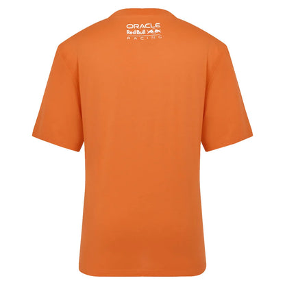 2025 Red Bull Racing Max Verstappen Puzzle T-Shirt (Orange) - Kids_3