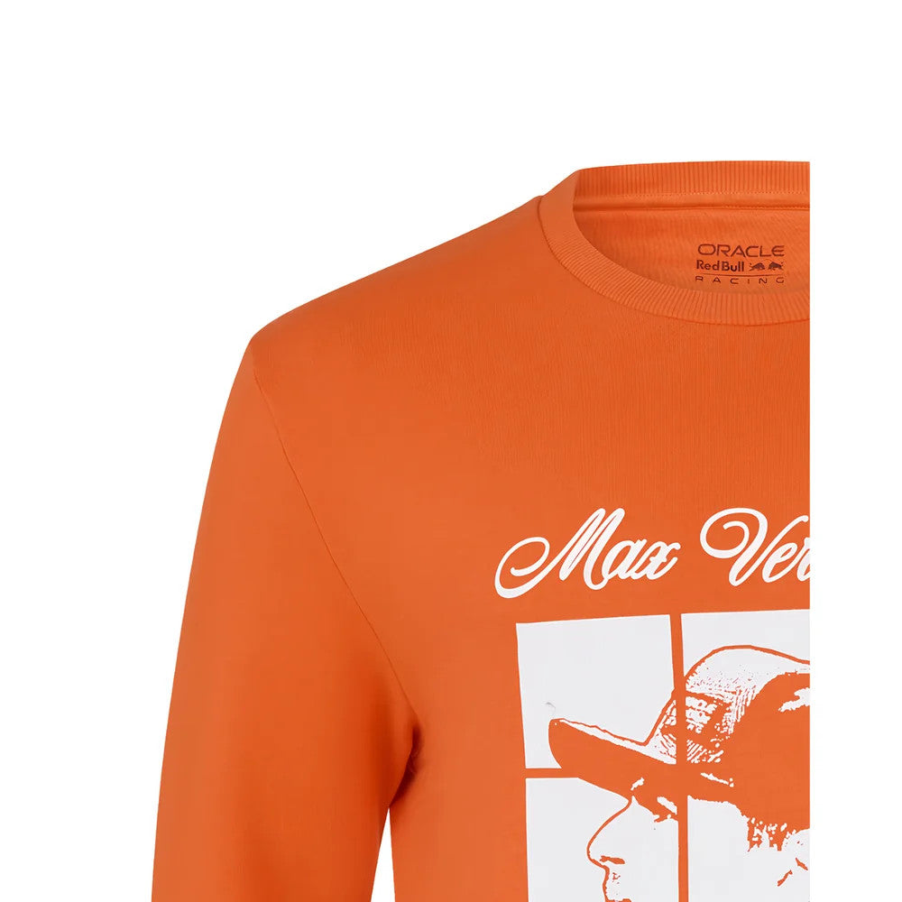 2025 Red Bull Racing Max Verstappen Puzzle Crew Sweat (Exotic Orange)_3