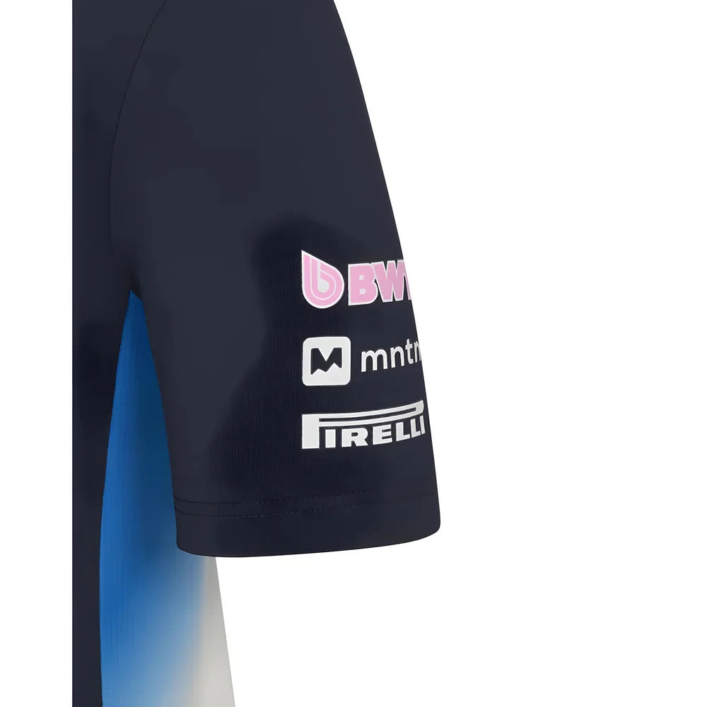 2025 Alpine F1 Set Up T-shirt - Dark Sapphire (Kids)_3