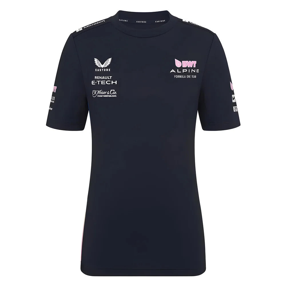 2025 Alpine F1 Set Up T-shirt - Dark Sapphire (Kids)_3