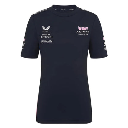2025 Alpine F1 Set Up T-shirt - Dark Sapphire (Kids)_3