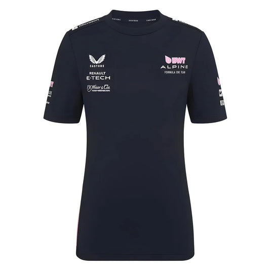 2025 Alpine F1 Set Up T-shirt - Dark Sapphire (Kids)_3