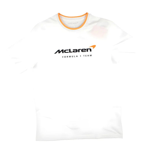 2025 McLaren F1 Mens Core Essentials T-Shirt - Bright White_1
