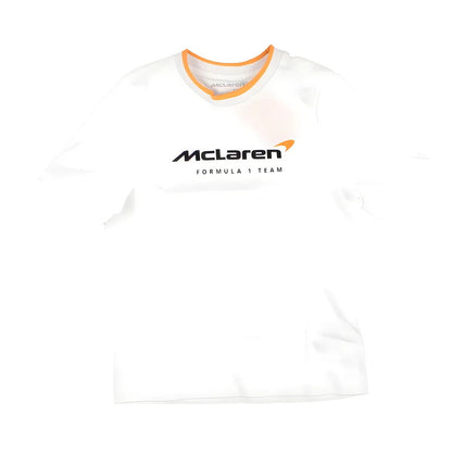2025 McLaren F1 Core Essentials T-shirt - Bright White (Kids)_1