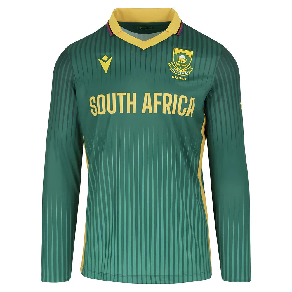 2025-2026 CSA Proteas Match Day ODI Long Sleeve Cricket Shirt_1