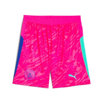 2025-2026 Man City Goalkeeper Home Shorts (Pink)_1