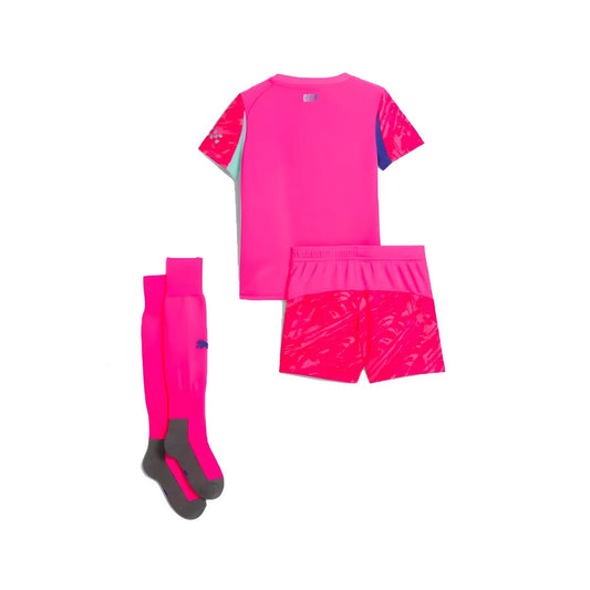 2025-2026 Man City Home Goalkeeper Mini Kit (Pink)_1