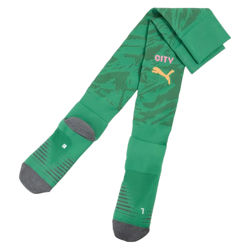 2025-2026 Man City Goalkeeper Away Socks (Green)_1