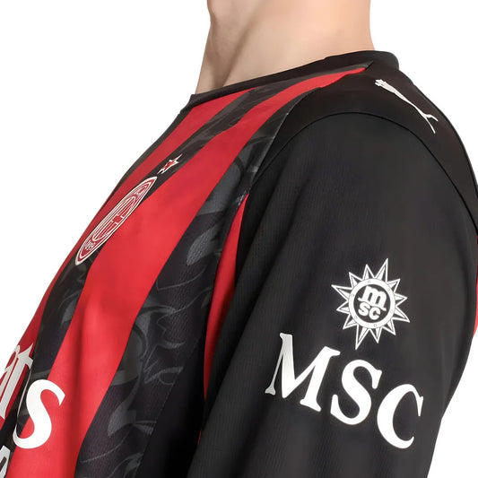 2025-2026 AC Milan Long Sleeve Home Shirt_3