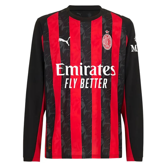 2025-2026 AC Milan Long Sleeve Home Shirt_3