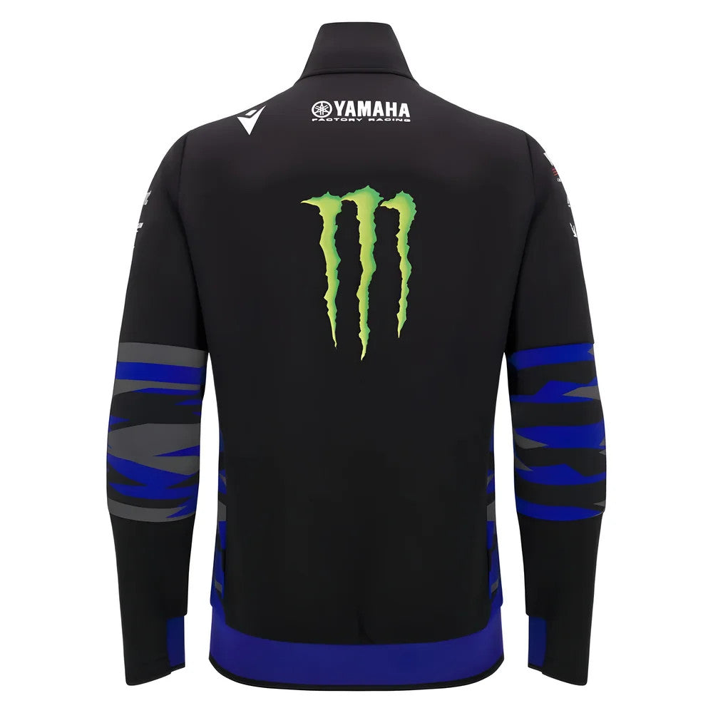 2025 Yamaha Racing Ath Team Full Zip Tech Sweat (Black)_3