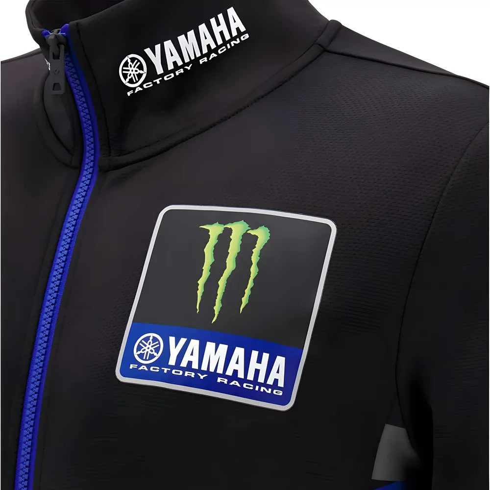 2025 Yamaha Racing Ath Team Full Zip Tech Sweat (Black)_3