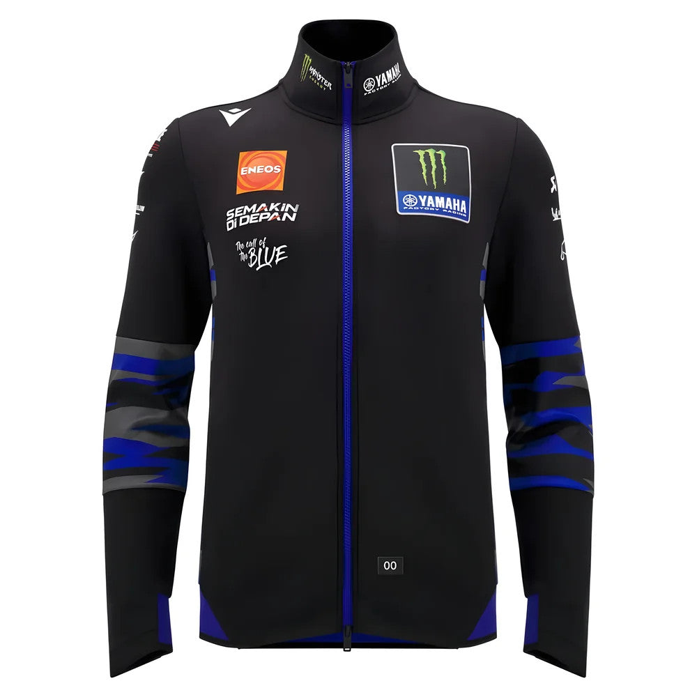 2025 Yamaha Racing Ath Team Full Zip Tech Sweat (Black)_3