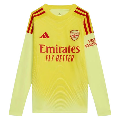 2025-2026 Arsenal Home Goalkeeper Shirt (Yellow) - Kids (Raya 1)_6