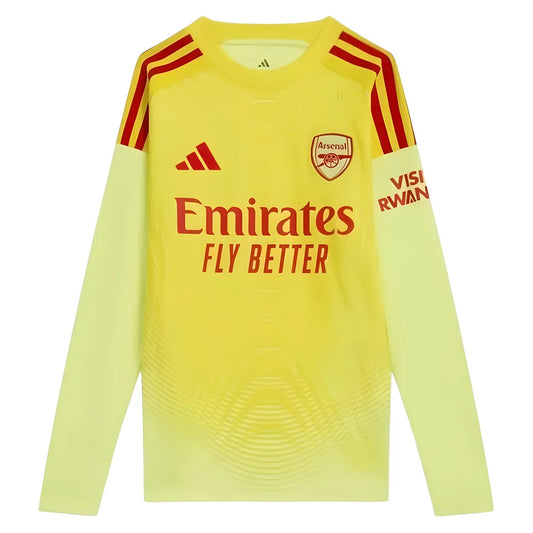 2025-2026 Arsenal Home Goalkeeper Shirt (Yellow) - Kids_3