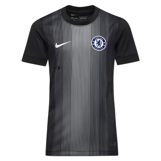 2025-2026 Chelsea Home Goalkeeper Shirt (Black) - Kids_1