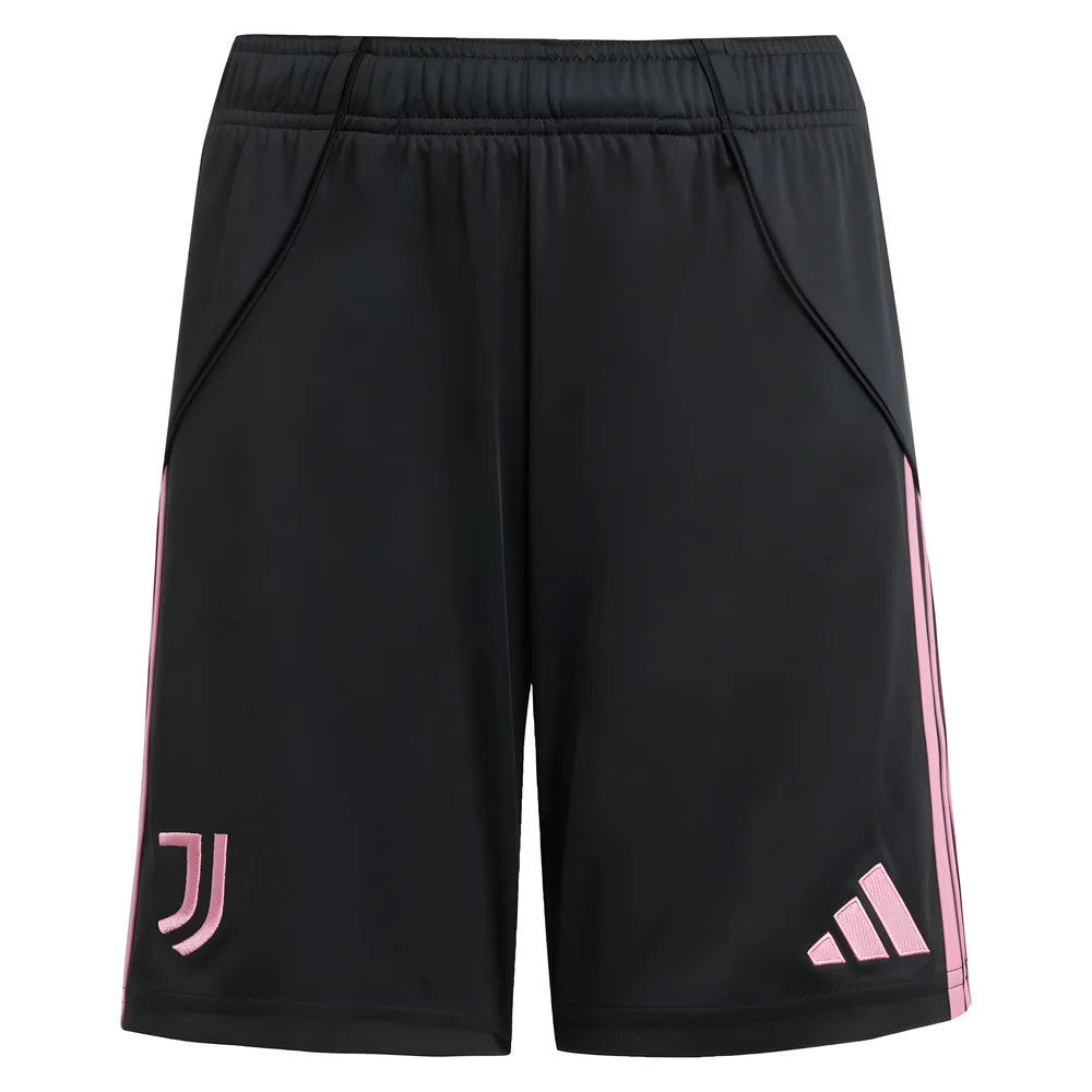 2025-2026 Juventus Home Shorts (Black) - Kids_1