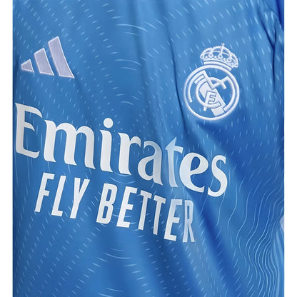 2025-2026 Real Madrid Home Goalkeeper Shirt (Blue) - Kids_2