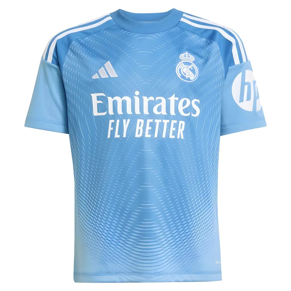 2025-2026 Real Madrid Home Goalkeeper Shirt (Blue) - Kids_2