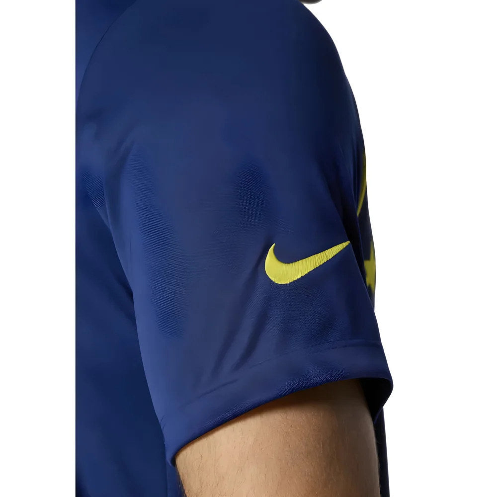 2025-2026 Atletico Madrid Pre-Match Shirt (Blue-Yellow)_2