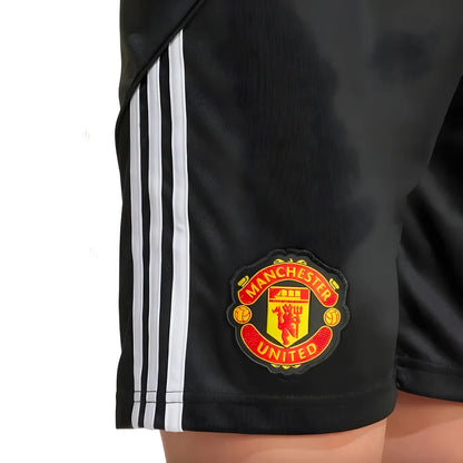 2025-2026 Man Utd Home Shorts (Black) - Kids_1