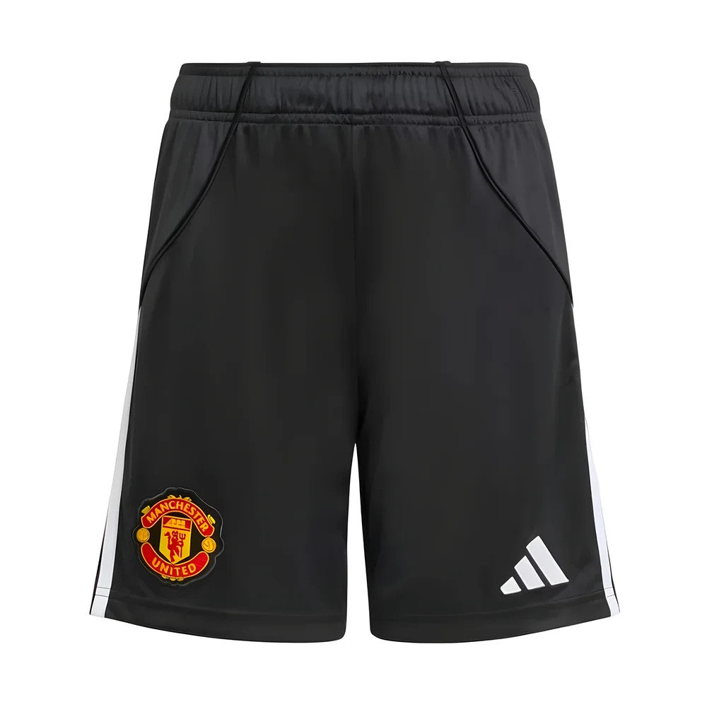 2025-2026 Man Utd Home Shorts (Black) - Kids_1