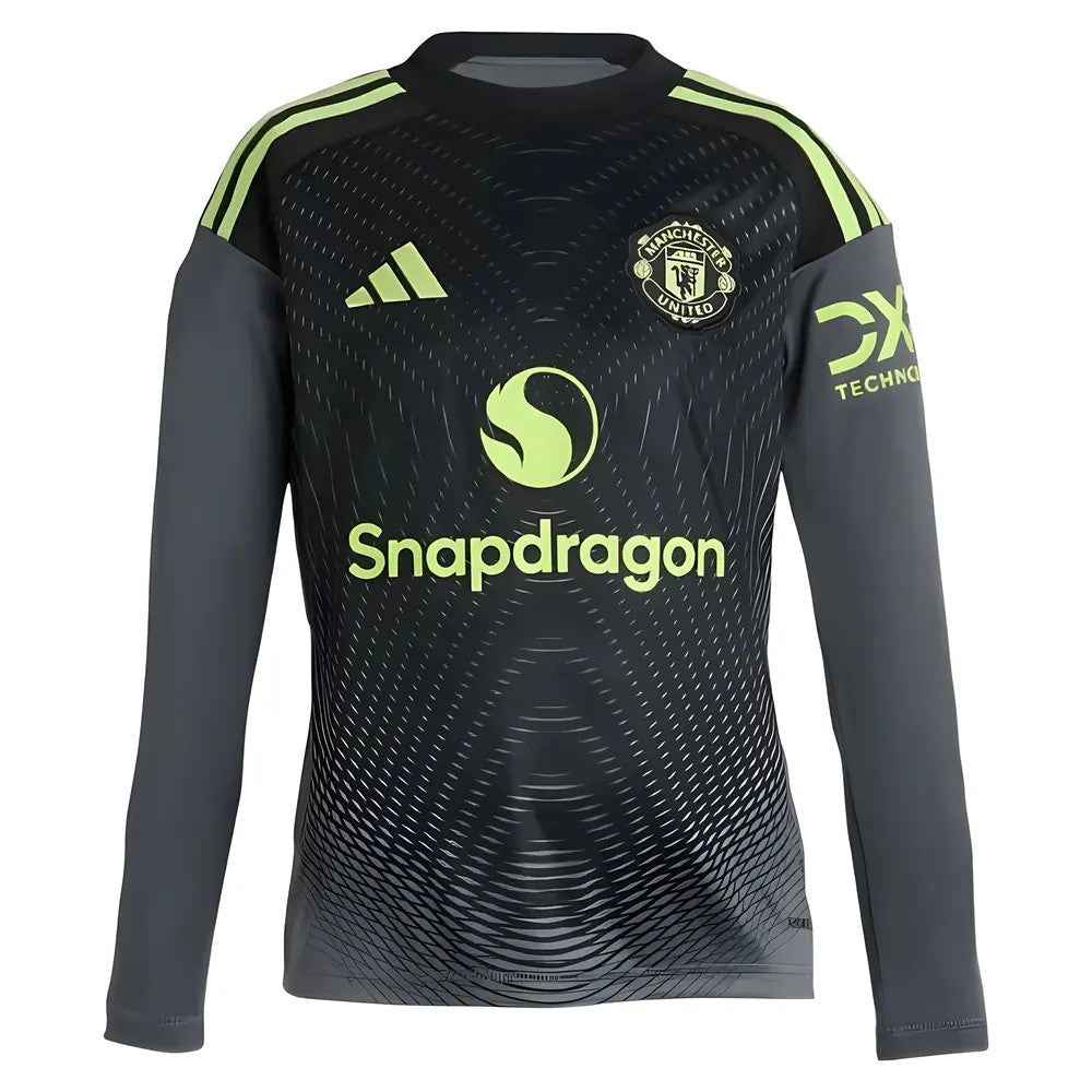 2025-2026 Man Utd Home Goalkeeper Shirt (Grey) - Kids_1