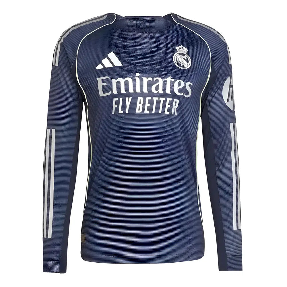 2025-2026 Real Madrid Long Sleeve Away Shirt_1