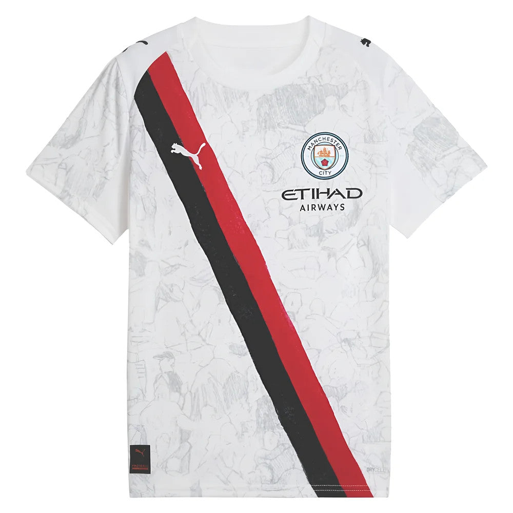 2025-2026 KIDSUPER x Manchester City CWC Away Shirt (White) - Kids_1