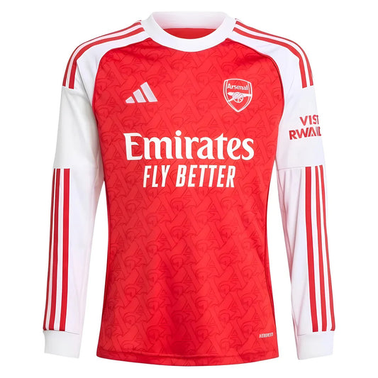 2025-2026 Arsenal Long Sleeve Home Shirt (Kids)_2